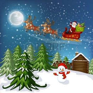 33877626-santa-claus-in-sleigh-with-reindeer